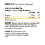 Magnesium & Vitamin D3 Capsules